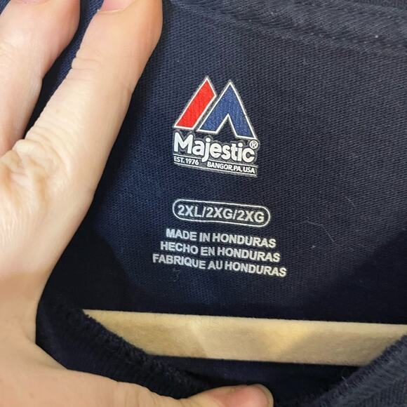 Majestic Milwaukee Brewers Cotton Shirt #21 Size 2XL - Picture 7 of 11